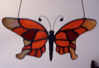 3D Suncatcher - Butterfly with Lead Body