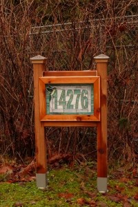 Hummingbird Address Sign - NFS