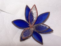 Plant Pick - 3D Flower - Blue