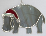 Ornament - Hippo Santa