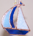 Ornament - Sailboat - Blue
