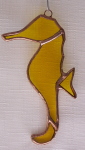 Ornament - Seahorse - Amber