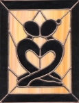 Lover's Heart - Panel - See Suncatchers & Panel