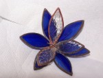 Plant Pick - 3D Flower - Blue