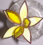 Plant Pick - 3D Flower - Yellow