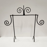 Display - SQ Stand - 13" FS Wrought Iron Sq