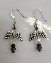 Earrings - Bead Drop - Angel