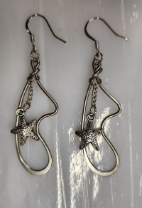 Earrings - Charm Drop - Starfish