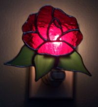 Night Light - Rose - Red