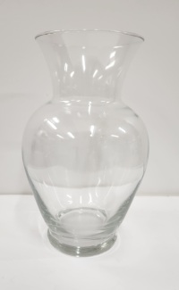 Vase - 11" Aquatic Garden - Crystal Clear