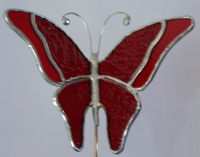 Plant Pick - 3D Butterfly - Red