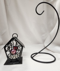 Tea Lite burner - Wrought Iron Chalet