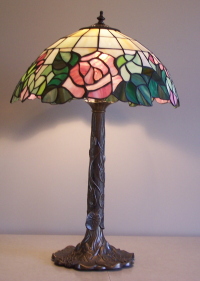 SOLD - Rose Lamp Restored