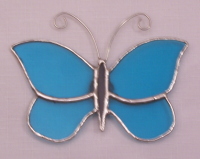 Plant Pick - Butterfly - Aqua