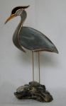 Heron - Freestanding on Driftwood