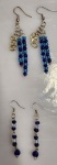 Earrings - Beaded Drop - Blue AF