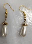 Earrings - Beaded Drop - Pearl Teardrop - AF
