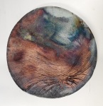 Raku Pottery - 3F- Plate - 10"