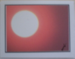 Note Card - Smokey Sunset - Glossy Photo