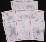 Floral Note Cards, Thank You
