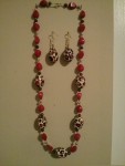 Set - Tiger Necklace & Earrings