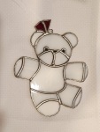 Suncatcher - Bear - White