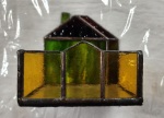 Trinket Box - House - Green Amber - AUK