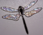 Plant Pick - Dragonfly - Clear
