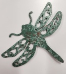 Magnet - Metal Scroll Work - Dragonfly